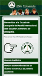 Mobile Screenshot of escuelacolombianaosteopatia-eom.com