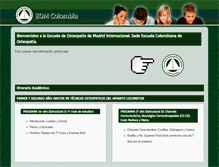 Tablet Screenshot of escuelacolombianaosteopatia-eom.com